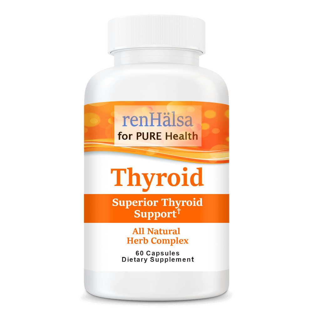 Thyroid - All Natural Herbs, Vitamins and Minerals for Superior Support - 60 CapsWomen's Health - renhalsa
