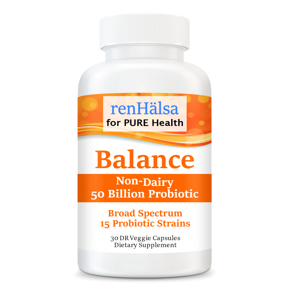 Balance Probiotic- 50 Billion Guaranteed- 30 CapsulesDigestive Health - renhalsa