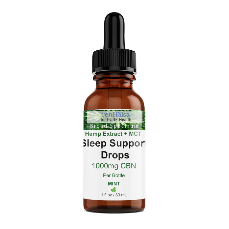 Sleep Support Drops with MCT 1000mg - MintCBD & Hemp - renhalsa